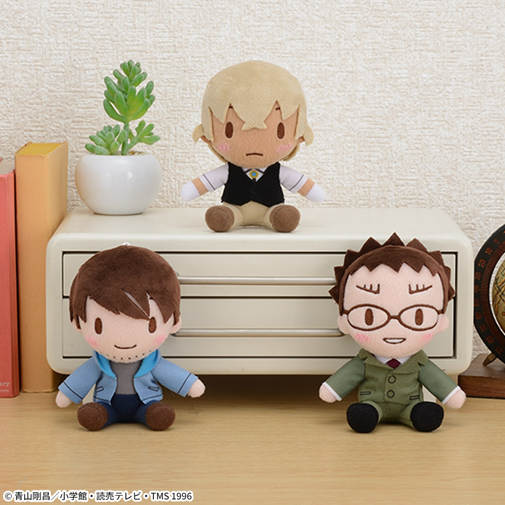 名探偵コナン　ふわぷち　ミニぬいぐるみ“降谷&風見&諸伏”