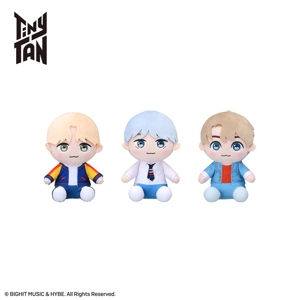 TinyTAN　ちょこんとおすわりぬいぐるみ ～DNA～ “Jimin&V&Jung Kook”