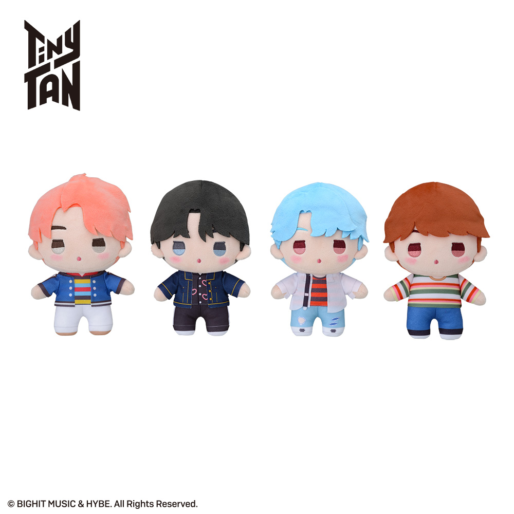 TinyTAN　ぽわぽわ　ぬいぐるみ～DNA～“RM&Jin&SUGA&j-hope”